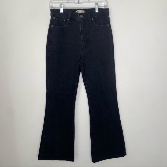 Madewell The Perfect Vintage Flare Jean Sz  26 Black - Picture 1 of 16